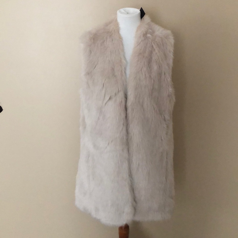Faux fur vest